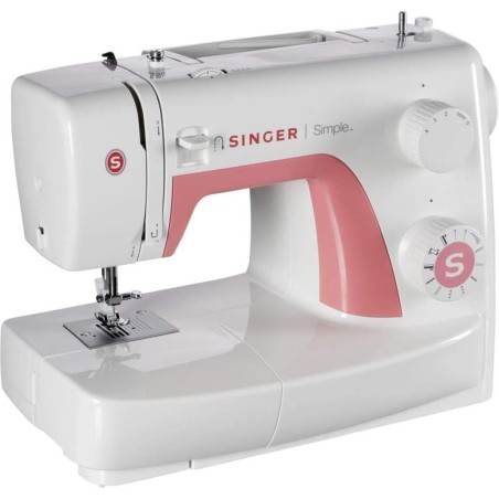 Buy the Singer Simple 3210 Sewing Machine in Pink & White - Your Perfect Crafting Companion!
